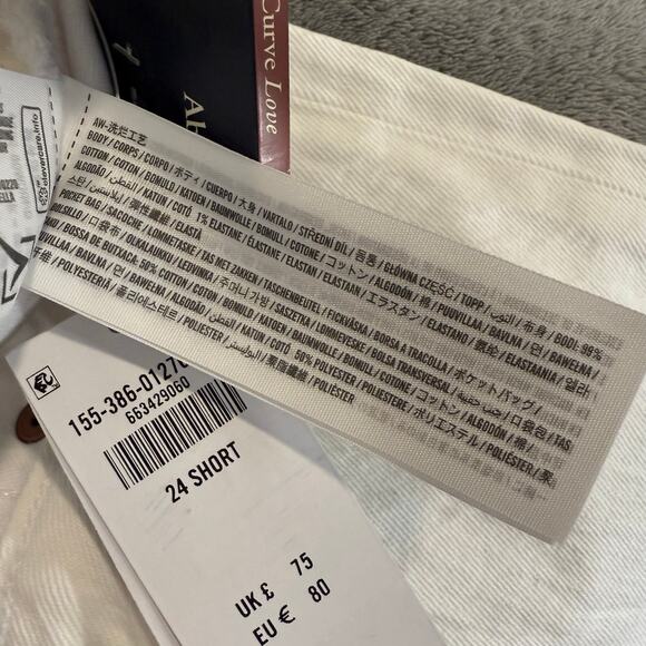 Abercrombie and Fitch Curve Love High Rise The 90s Relaxed Jean, 24 Short - Picture 5 of 6